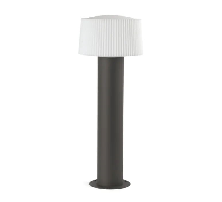 Lampadaire*Faro Borne d'extérieur, MUFFIN, , H55,9cm - gris anthracite
