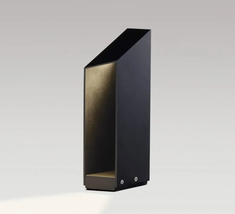 Lampadaire*Marset Borne, Domus B37, , IP65, LED, 2700K, 505 lm, L14cm, H37cm - noir