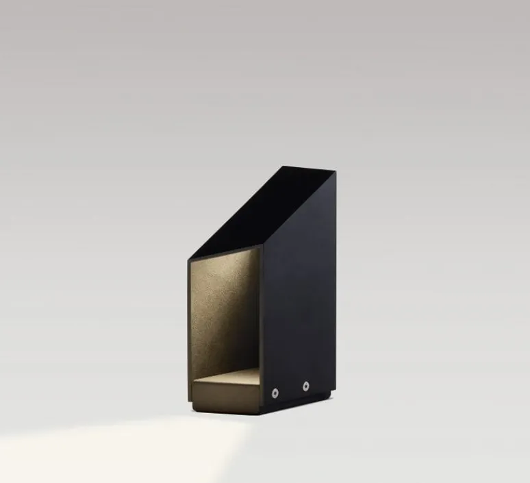 Lampadaire*Marset Borne, Domus B26, , IP65, LED, 2700K, 505 lm, L14cm, H26cm - noir