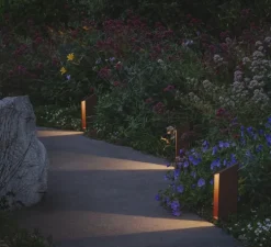 Borne, Domus B26, rouille, IP65, LED, 2700K, 505 lm, L14cm, H26cm - Marset