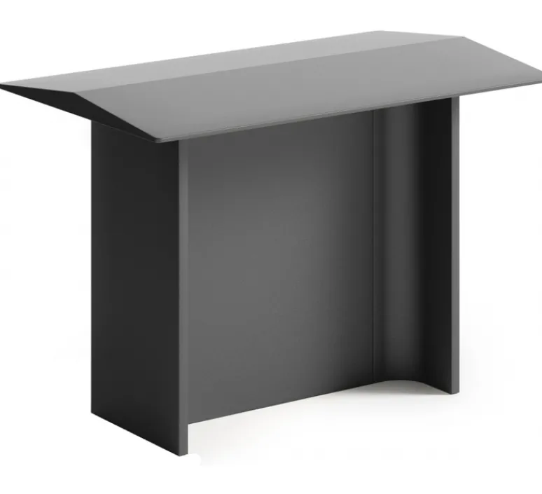 Lampadaire*Luceplan Borne, Fienile, extérieur, , IP65, LED, dim, 3000K, 780lm, L45cm, H72cm - gris foncé