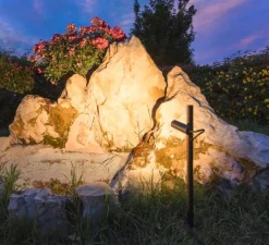 Lampadaire*SLV Borne, Helia Slim, , IP65, LED, 3000K, 450 lm, L12cm, H60cm - noir