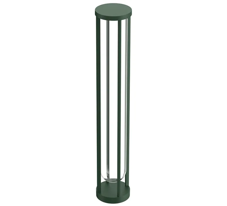 Lampadaire*Flos Borne, In Vitro, , IP65, LED, 2700K, 667 lm, Ø15,5cm, H90cm - vert forêt