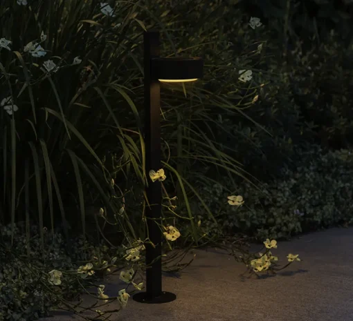 Borne, Plaff-on! B IP65, noir, IP65, LED, 2700K, 571 lm, Ø16cm, H75,5cm - Marset