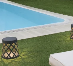 Lampadaire*Faro Borne, Shadow, , Ø245cm - gris