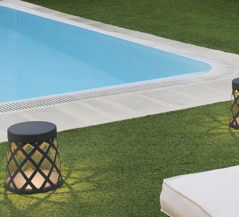 Lampadaire*Faro Borne, Shadow, , Ø245cm - gris