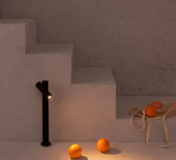 Borne, Spy 435, gris foncé, IP65, LED, 3000K, 395 lm, L4cm, H43,5cm - Faro