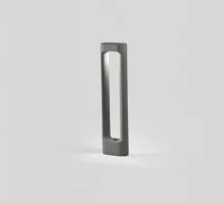 Lampadaire*Faro Borne, Totem 611, , IP55, LED, 3000K, 370 lm, L15cm, H61,1cm - gris