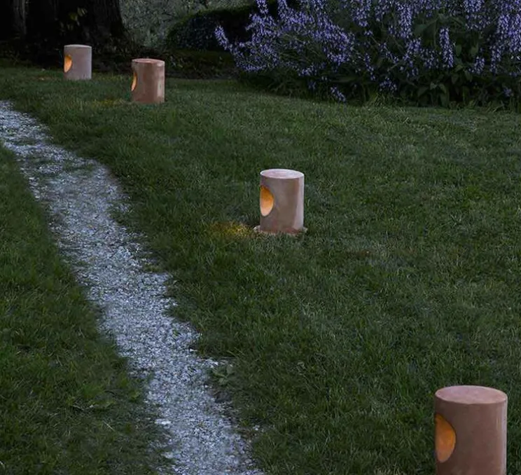 Borne, U-Boat 1, terracotta, IP65, LED, 2700K, 250 lm, Ø20cm, H24cm - Toscot