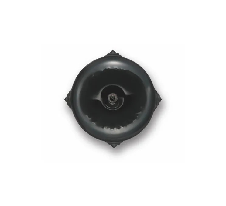 Boîte de dérivation, Garby, Porcelaine noir, Ø118x53mm - Fontini