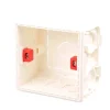 Boîtier d'encastrement, Format carré, UK, Cloison sèche, blanc, L8,5cm, H8,6cm , P5cm- Nedgis