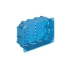 Boîtier d'encastrement, Format Italien, Rectangle, 12/14 modules, Cloison sèche, Azur, L20cm, H7cm - Vimar
