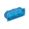 Boîtier d'encastrement, Format Italien, Rectangle, 6/7 modules, Cloison sèche, Azur, L19,3cm, H5cm - Vimar