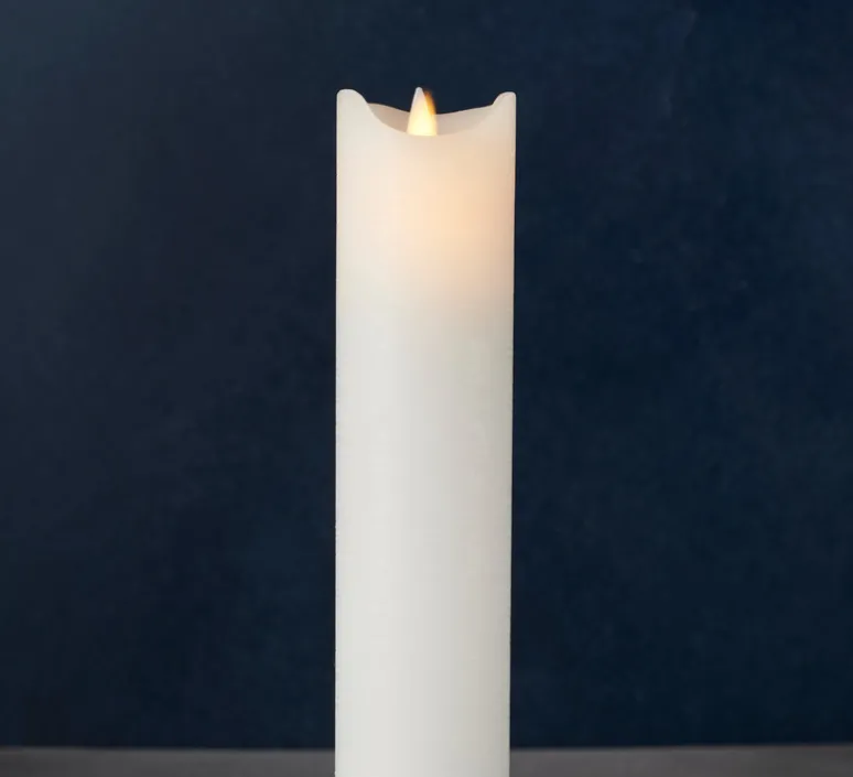 Lampe*Sirius Bougie, Led, Baladeuse, Sara Exclusive, , Ø5cm, H25cm - blanc