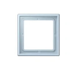 Interrupteur|Prise*Jung Cadre, LS 990, Simple, Le Corbusier Outremer clair 32022, Interrupteur et Prise, L8,1cm, H8,1cm -