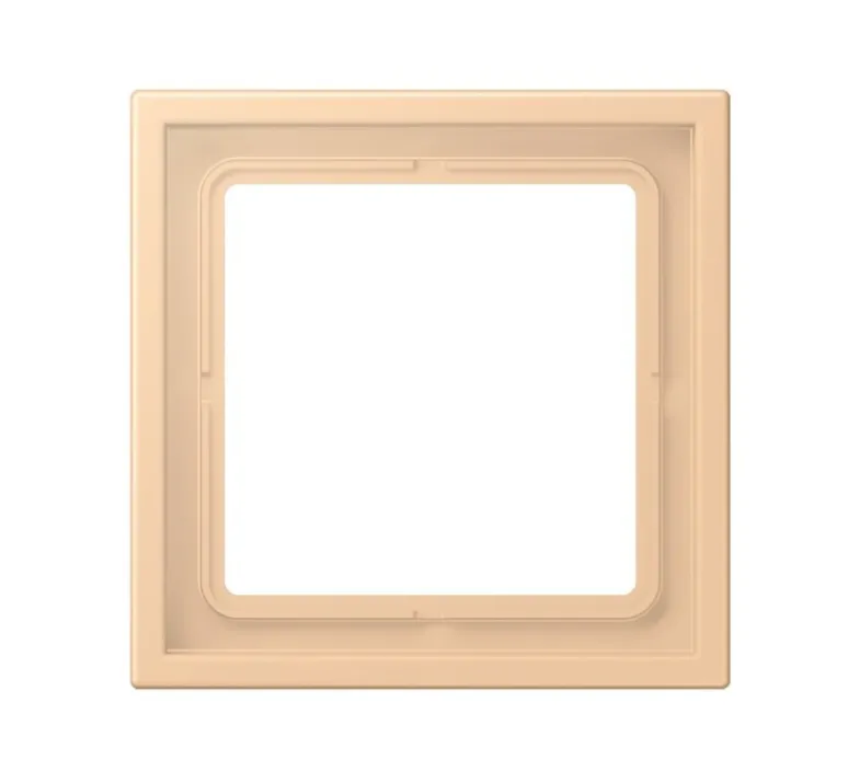 Prise|Interrupteur*Jung Cadre, LS 990, Simple, Le Corbusier Terre Sienne 32122, Interrupteur et Prise, L8,1cm, H8,1cm -