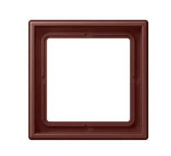 Interrupteur|Prise*Jung Cadre, LS 1912, Simple, Le Corbusier Terre Sienne brûlée 31 32120, Interrupteur et Prise, L8,1cm, H8,1cm -