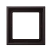 Cadre, LS ZERO, Simple, Canon de fusil, Interrupteur et Prise, L8,1cm, H8,1cm - Jung