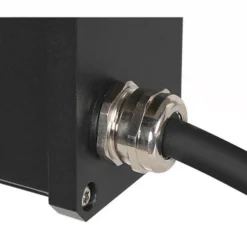 Encastré de sol, DASAR® 600, noir, IP65, LED, dim, 3000K, 2200 lm, L60cm, H10cm - SLV