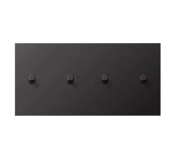 Enjoliveur, LS 1912, Double horizontal, Canon de fusil, Interrupteur x2, Interrupteur x2, L16cm, H6,7cm - Jung