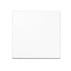 Enjoliveur, LS 990, Simple, Blanc brillant, Interrupteur x1, L7cm, H7cm - Jung