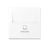 Interrupteur*Jung Enjoliveur, LS 990, Simple, Blanc mat, Interrupteur carte hôtel x1, L7cm, H7cm -