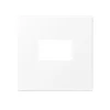 Prise*Jung Enjoliveur, LS 990, Simple, Blanc mat, Prise-USB A/C x1, L7cm, H7cm -