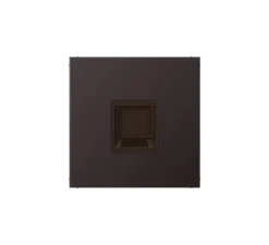 Prise*Jung Enjoliveur, LS 990, Simple, Canon de fusil, Prise-RJ45 x1, L7cm, H7cm -