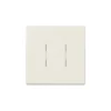 Interrupteur*Jung Enjoliveur, LS 990, Simple, Ivoire, Interrupteur x3, L7cm, H7cm -