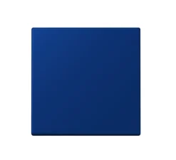 Interrupteur*Jung Enjoliveur, LS 990, Simple, Le Corbusier Bleu outremer foncé 4320T, Interrupteur x1, L8,5cm, H6,7cm -
