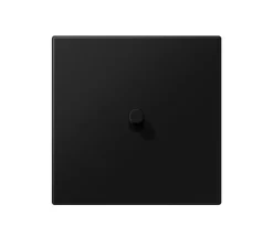 Interrupteur*Jung Enjoliveur, LS 1912, Simple, Noir mat, Interrupteur x1, L8,5cm, H6,7cm -