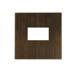 Prise*Jung Enjoliveur, Prise, LS 990, Simple, Laiton ancien, Prise-USB A/C x1, L7cm, H7cm -