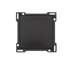 Enjoliveur, Pure, Simple, Bakelite piano black, Interrupteur x1, L5,6cm, H5,6cm - Niko