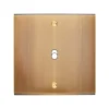 Interrupteur*Modelec Façade à vis, Confidence, Simple, Vieux bronze, Interrupteur x1, L8cm, H8cm -