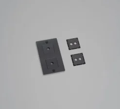 Façade, Buster, Double vertical, Bronze fumé, Avec insert, L9cm, H16,1cm - Buster & Punch