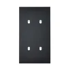 Interrupteur*Modelec Façade, Confidence, Double vertical, Noir, Interrupteur x2, Interrupteur x2, L8cm, H15,1cm -