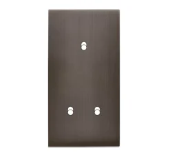 Façade, Confidence, Double vertical, Canon de fusil, Interrupteur x1, Interrupteur x2, L8cm, H15,1cm - Modelec