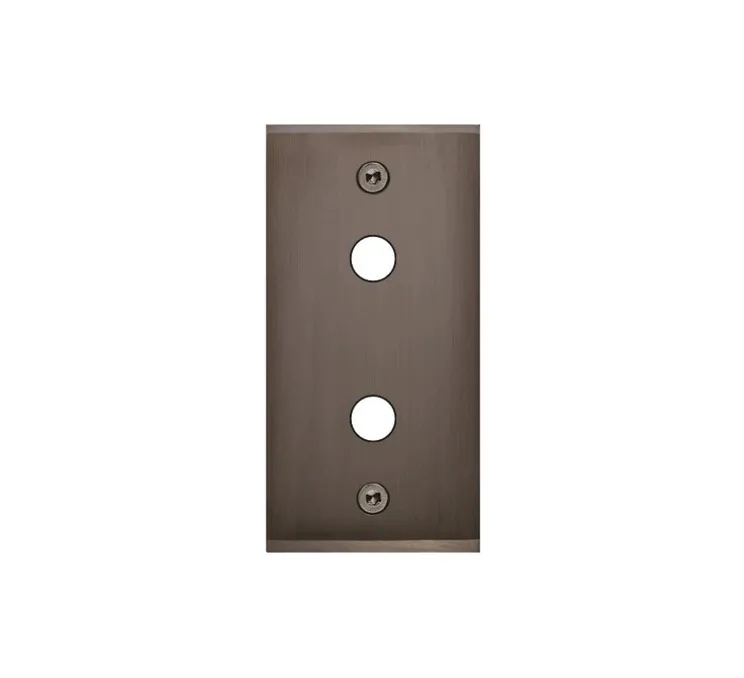 Façade, Confidence, Etroit, Canon de fusil, Interrupteur x2, L4cm, H8cm - Modelec