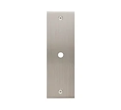 Interrupteur*Modelec Façade, Confidence, Etroit-long, Nickel satiné, Interrupteur x1, À vis, L4cm, H12,5cm -