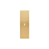 Interrupteur*Modelec Façade, Confidence, Etroit-long, Laiton brossé, Interrupteur x1, L4cm, H12,5cm -