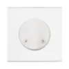 Accessoires*Modelec Façade, Confidence, Simple, Blanc, Sortie de câble x1, L8cm, H8cm -