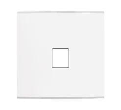 Prise*Modelec Façade, Confidence, Simple, Blanc, Prise-RJ45 x1, L8cm, H8cm -