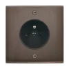 Façade, Confidence, Simple, Canon de fusil, Prise-2P+T x1, L8cm, H8cm - Modelec