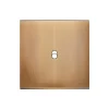 Interrupteur*Modelec Façade, Confidence, Simple, Vieux bronze, Interrupteur x1, L8cm, H8cm -