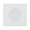 Interrupteur*Modelec Façade, Désir, Simple, Blanc mat, Variateur rotatif x1, L8cm, H8cm -