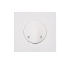 Accessoires*Modelec Façade, Désir, Simple, Blanc mat, Sortie de câble x1, L8cm, H8cm -