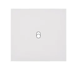 Interrupteur*Modelec Façade, Désir, Simple, Blanc mat, Interrupteur x1, L8cm, H8cm -