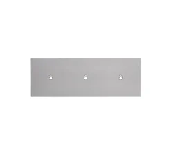 Façade, Désir, Triple horizontal, Aluminium mat, Interrupteur x1, Interrupteur x1, Interrupteur x1, L22,2cm, H8cm - Modelec