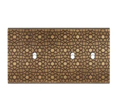 Façade, Fascination, Double horizontal, Atlas, Interrupteur x3, L8cm, H15,1cm - Modelec