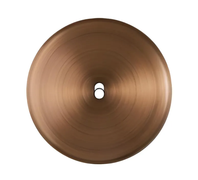 Interrupteur*Modelec Façade, Iris Horizon, Simple, Vieux bronze satiné, Interrupteur x1, L8cm, H8cm -